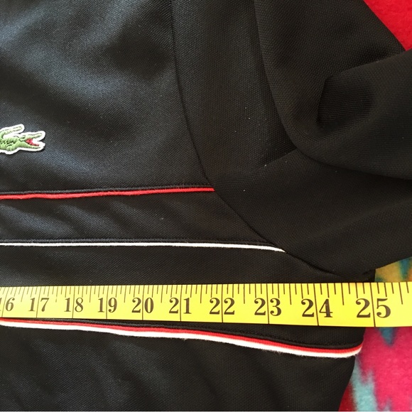 Lacoste Sport Mens Track Full ZIP Jacket Sz 7 - Picture 8 of 10